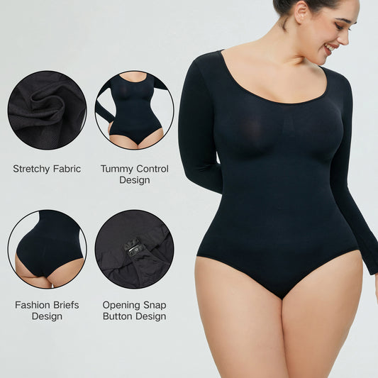 Seamless Perfection: Hip Enhancing Bodysuit for a Flawless Hourglass