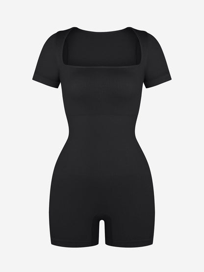 Wholesale Eco-friendly🌿 Seamless Romper Ribbed Sport Shapewear