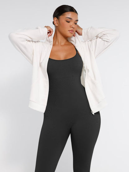 Sculpt Your Curves: High Stretchy Seamless Sling Tummy Control Jumpsuit