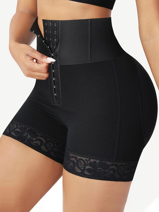 Wholesale Elastic Waist Trainer Shorts Abdomen Tightening Butt Lifting